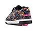 Heelys Girl's Dual Up X2 Shoe, Black/Multi/Hands, 1 Medium US Little Kid