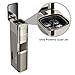 Torch Cigar Lighter Quad Flame Jet Lighter Butane Refillable Windproof with Cigar Punch Cutter Grey (No Butane prefilled)