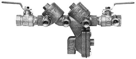 Zurn Wilkins 12-975XL2 1/2-Inch Lead Free Reduced Pressure Backflow Preventer