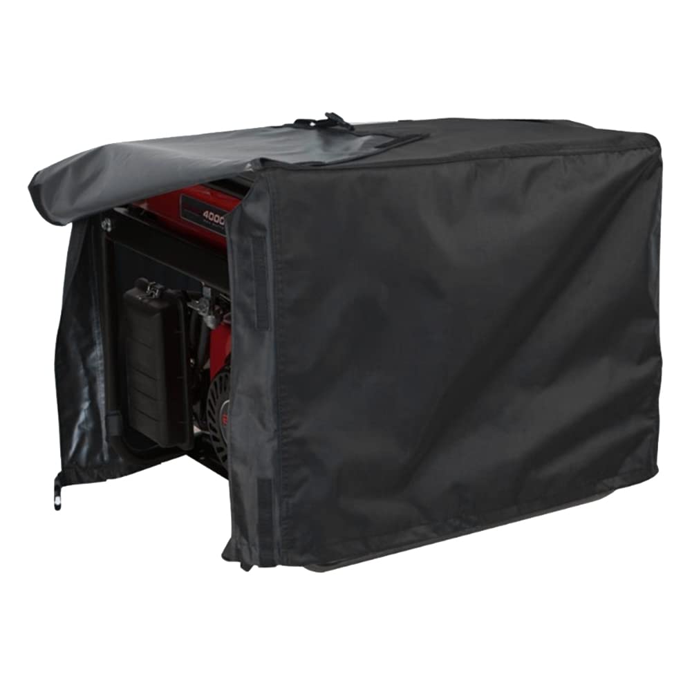 Kuuleyn Outdoor Generator Dust Cover Windproof Rainproof And Dustproof Made Of 210d Polyester Taffeta. Suitable For General Portable Generators And Outdoor Power Tool Covers (Black)