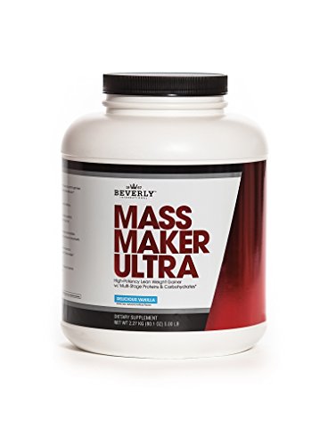 Beverly International Mass Maker Ultra Vanilla, 23 servings. Strongmen and mass monsters swear by this lean weight gainer.