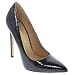 Shoe Republic LA Pointy Toe Faux Snakeskin Patent Pumps Nimo