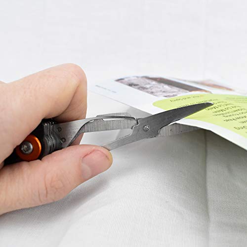 AceCamp 11-in-1 Compact Multi-Tool Pocket Knife, Blade, Saw, Scissors, Corkscrew, Nail File, Screwdrivers, Small Pick, Thread Loop, Bottle and Can Opener