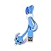 LIKESEA 3D Blue Stitch LED Light Data Sync Charger 8 Pin USB Cable for Apple iPhone 5, 5S, 5C, SE, 6, 6S, 6 Plus, 6s Plus ,7G,7 Plus / iPad Air2, pro, mini 2/ 3/ 4, iPad 4/ 5/ 6