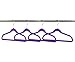 TQVAI 50 Pack Kid Velvet Clothes Hangers Non Slip Space Saver, Purple