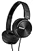 Sony MDR-ZX110NC Extra Bass Noise-Cancelling Headphones with Neodymium Magnets & 30mm Drivers, Black (Renewed)