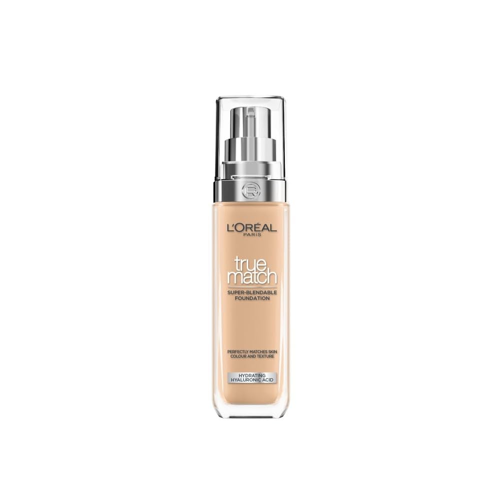 L'Oreal Paris Foundation True Match Liquid Foundation 5N with Hyaluronic Acid & SPF 16 30ml