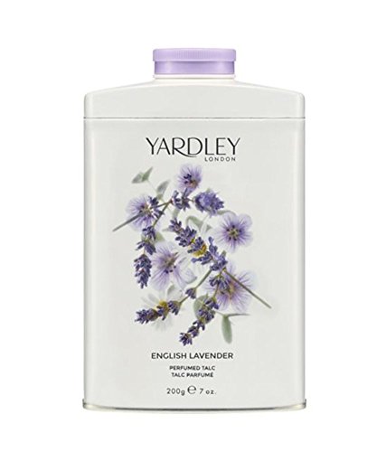 Yardley of London English Lavender Perfumed Talc, 7 Oz, Made in England - NEW FORMULA