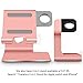 Tranesca Charger Stand Holder Dock Compatible with Apple Watch Series Ultra2/Ultra/10/9/8/7/6/5/4/3/2/1 and SE (38mm/40mm/41mm/42mm/44mm/45mm/46mm/49mm)-Pink Sand