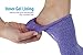 NatraCure Moisturizing Gel Booties and Gloves Set - (for Dry Skin, Dry Hands, feet, Cracked Heels, cuticles, Rough Skin, Dead Skin, use with Your Favorite lotions) - 155/175-LAV/RET - Color: Lavender