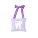 Girl's Tooth Fairy Pillow in Lilac Gingham Print