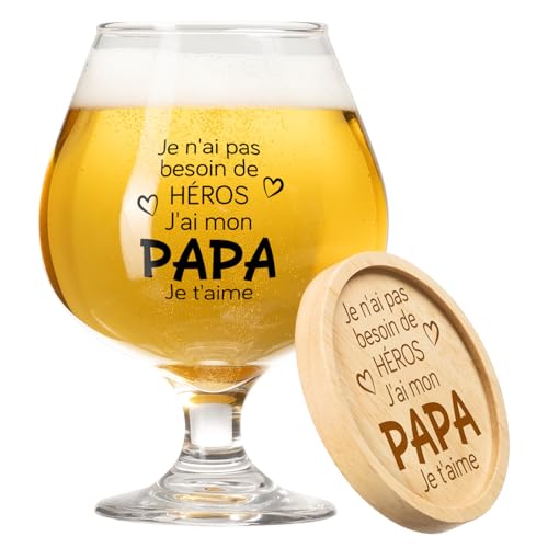 Blumuze Personalised Dad Gift Beer Glass Birthday Gift Dad Man Father Birthday Gifts 17oz Beer Glass Christmas Gift Idea
