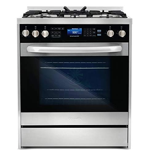 COSMO COS305DFSC CommercialStyle 30 in. Dual Fuel Range with 5 Gas