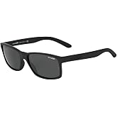 ARNETTE Slickster AN4185 Rectangle Sunglasses for Men | In Rubber Black, Rubber Navy &amp; Shiny Black. Polarized options available. Bonus kit: spray, cloth, screwdriver &amp; mirror.