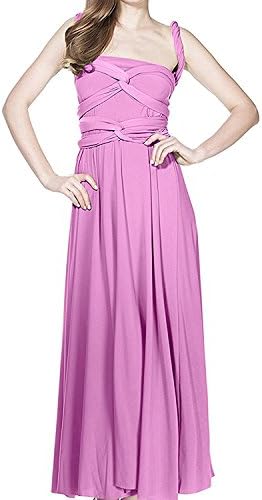 Women's Convertible Transformer Infinity Multi Way Wrap Cocktail Dress