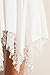 Tenworld Women Irregular Hem Mini Dress Thin Backless Lace Chiffon Party Dress