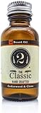 Natural Beard Oil - Leave in Conditioner and Softener for Your Beard, Scented with Essential Oils Cedarwood and Clove - 1 oz. by The 2 Bits Man