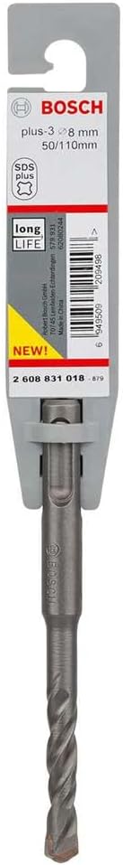 Bosch SDS Plus-3 Hammer Drill Bit 8 x 50 x 110 mm view 2