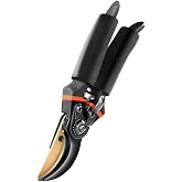 8" Professional Premium SK5 Bypass Pruning Shears, Hand Pruners, Garden Clippers.