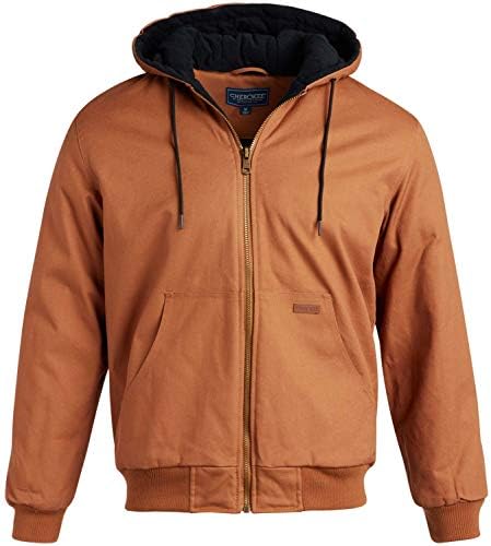 ae canvas fleece hood jacket