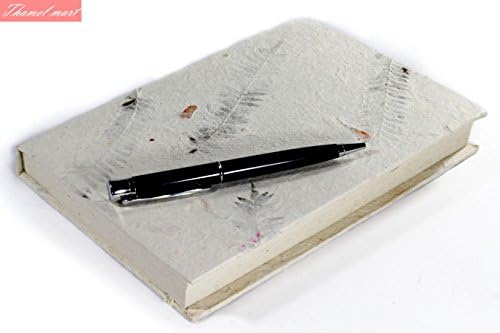 Nepali Notebook of Handmade Lokta Paper with hand crafted cover. Made in Nepal. (21. x 15 cm) (NPB15)