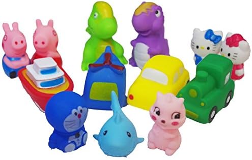 NiceGo Bathtub Fun Toys for Kids, Little Squirts Swimming Pool Time Toy for Baby Boys/Girls and Toddlers ,13 Assorted Characters
