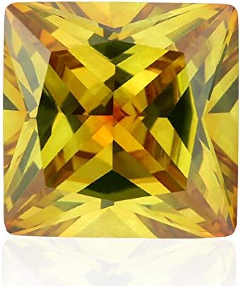 Square Shape 8x8mm Synthetic Turkish Zultanites Cubic Zirconia CZ Loose Gemstones(10pcs)