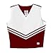 V-Neck Cheerleading Shell, AM, Light Maroon