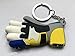 Yellow Glove VR46 Signture Rubber Motorclycle Key Fob Ring Chain For CBR GSXR ZX YZF Universal