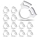 UNC7E 12Pack Sweep Hose Attachment Clamp for Cleaner B15 Replacement, Compatible with Polaris Pool Cleaner 180,280,360,380,480,Polaris Clip b15 Replacement