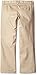 French Toast Big Boys' Flat Front Double Knee Pant with Adjacent Waist, Khaki, 10