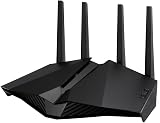 ASUS DSL-AX82U AX5400 WiFi 6 DSL Modem Gaming Router Aura RGB AiProtection Pro view 2