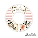 Modish Labels Baby Clothes Size Dividers, Baby Closet Organizers, Size Dividers, Closet Organizer, Closet Dividers, Clothes Organizer, Girl, Flowers, Hearts, Pink, Gold, White, Stripes (Baby)