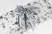 Saybrook Products Silver Stars Cellophane Treat/Party Favor Bags with Twist-Tie Organza Bow. Perfect for Christmas & Hanukkah Holidays. Set of 10 Gusseted 11x5x3 Goodie Bags with Bows, Silver/Clear