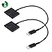 Lighting to 30P Adapter,8P to 30P Charge & Sync Cable Adapter Converter for Phone XR/XS/Max X /8/7/ 6 Plus,Pad and iPod(2 Pack Black)