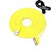 Colorful 30pin USB Data Sync and Charge Data Cable Compatible with Iphone 4/4s, Iphone 3g/3gs, Ipod(yellow,10ft Long) by ANDIGI
