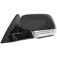 TiJeRa For Mitsubishi Pajero Montero 2006-2021 Power Fold Driver Side Door Mirror W/Light