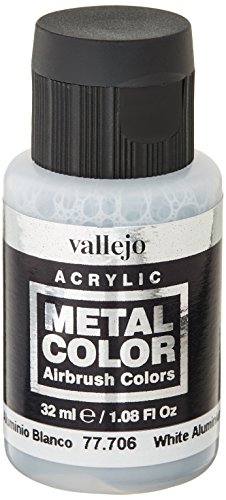 Vallejo White Aluminum Metal Color32ml Paint