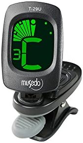Muxico 1 PC Musical Instrument Ukulele Tuner, T-29U,Black