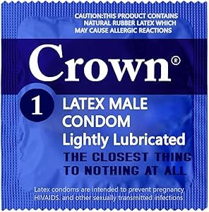 Crown Condoms — 1008 Count — Lubricated Latex
