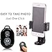 Phone Tripod Mount with Remote 360 Rotation Smartphone Holder Adapter Compatible with iPhone X 8 7 6 6s Plus Samsung Nexus