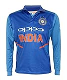 KD Cricket India Jersey Full Sleeve Cricket Supporter T-Shirt New Oppo Team Uniform 2019-20 Kids to Adults