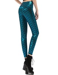 Mermaid pescado escala dama sexy leggings