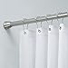iDesign Forma Ultra Metal Large Tension Rod, Adjustable Customizable Curtain Rod for Bathtub, Shower Stall, Closet, Doorway, Adjustable from 50