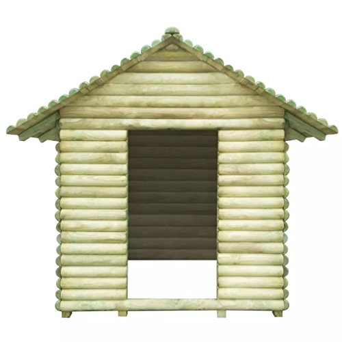 Tidyard Cabane de Jardin | Aire de Jeu Bois | Chalet en Bois de Pin Imprégné FSC pour Enfant 167 x 150 x 151 cm