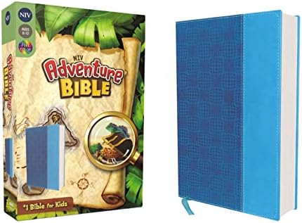 NIrV, Adventure Bible for Early Readers, Leathersoft, Blue/Tan