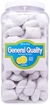 Retail Mega Pack - 120 Count Dishwasher Detergent Pacs, Fresh Scent by General Quality Brands