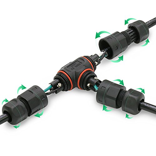 Junction Box Connector MYCARBON IP67 Waterproof Wire Connectors 3 Way