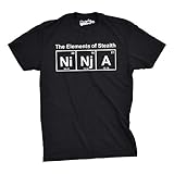 Element of Stealth (Ni-Nj-A) T-Shirt Funny Ninja Science Shirt