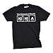 Mens The Elements of Stealth (Ni-Nj-A) T-Shirt Funny Ninja Science Shirt